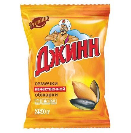 Семечки Джинн жареные 250г