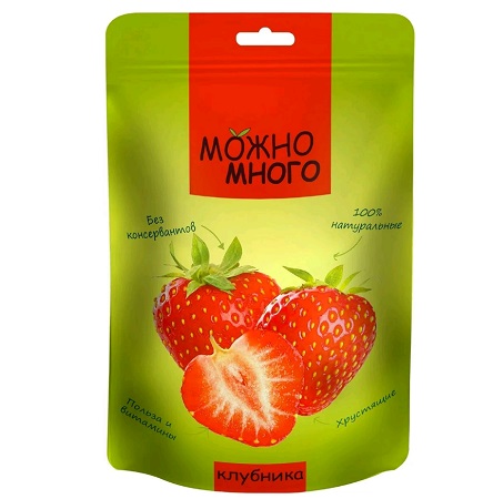 Клубника сублимированная Можно много 20г