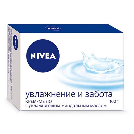 Мыло/т Nivea Увлажнение и забота 100г
