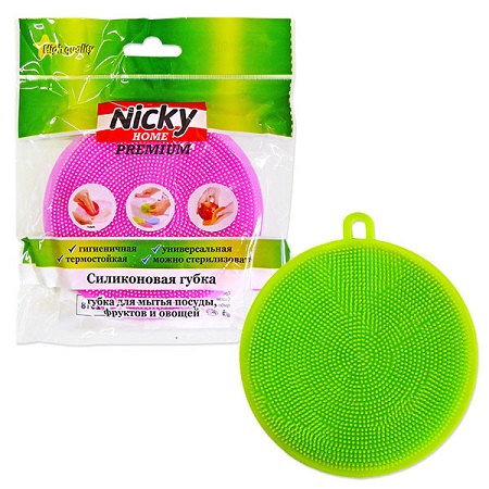 Губка для посуды Nicky Home силиконовая  25037