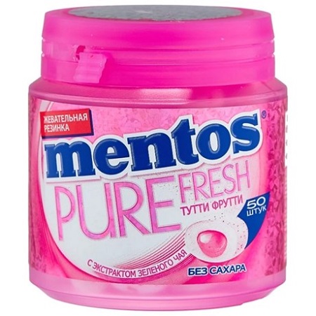 Жевательная резинка Mentos Pure Fresh 100г тутти-фрутти
