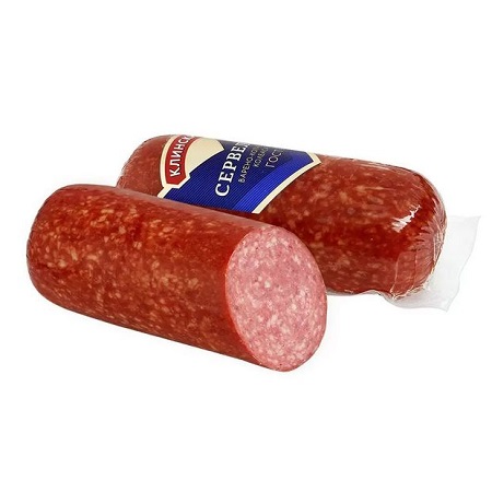 Колбаса Сервелат Финский в/к 290г Клинский