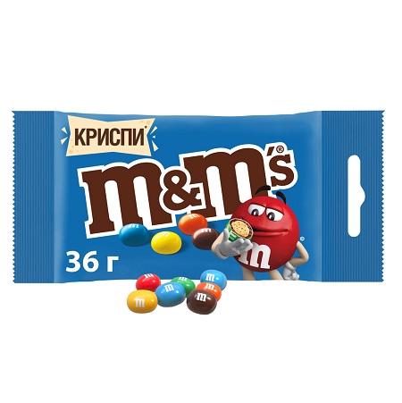 Драже М&М криспи 36г