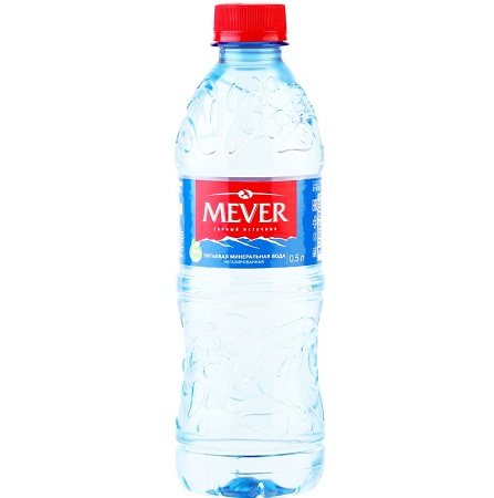 Вода питьевая MEVER природная негазированная, 0.5л,
