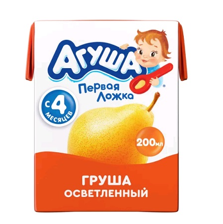 Сок Агуша груша 0.2л