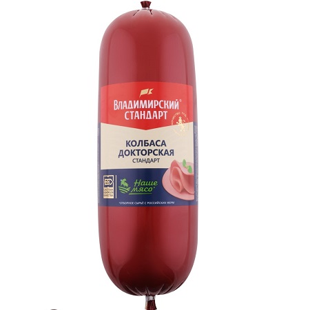 Колбаса Докторская стандарт п/а 1с  Владимирский стандарт