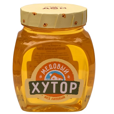 Мёд Медовый Хутор липовый 550г пл/б