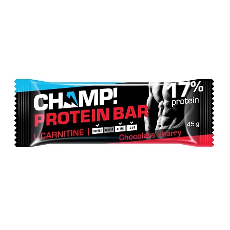 Батончик Champ Protein шоколад-вишня 45г