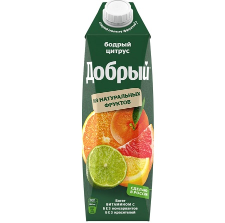 Нектар Добрый бодрый цитрус 1л