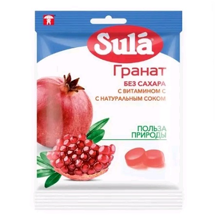 Леденцы Зула Гранат 60г
