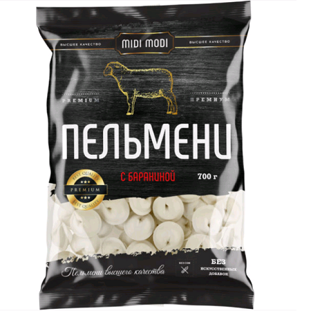 Пельмени С бараниной 700г MIDI MODI