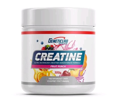Креатин Geneticlab 300г вкус фруктовый пунш