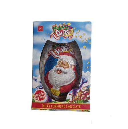 Шок. яйцо Happy Santa с сюрпризом 60г