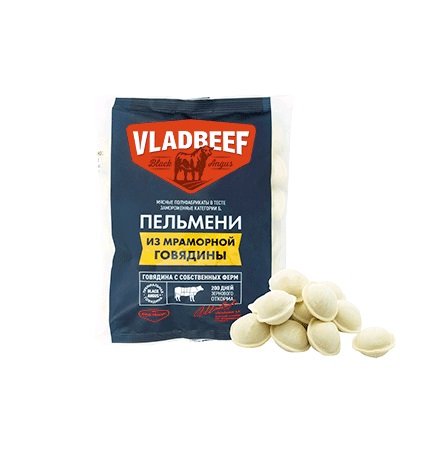 Пельмени VLADBEEF мраморная говядина 430г Владимирский Стандарт