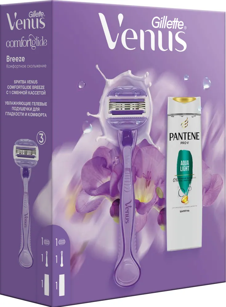 Н-р Gillette VENUS (cтанок + шампунь)