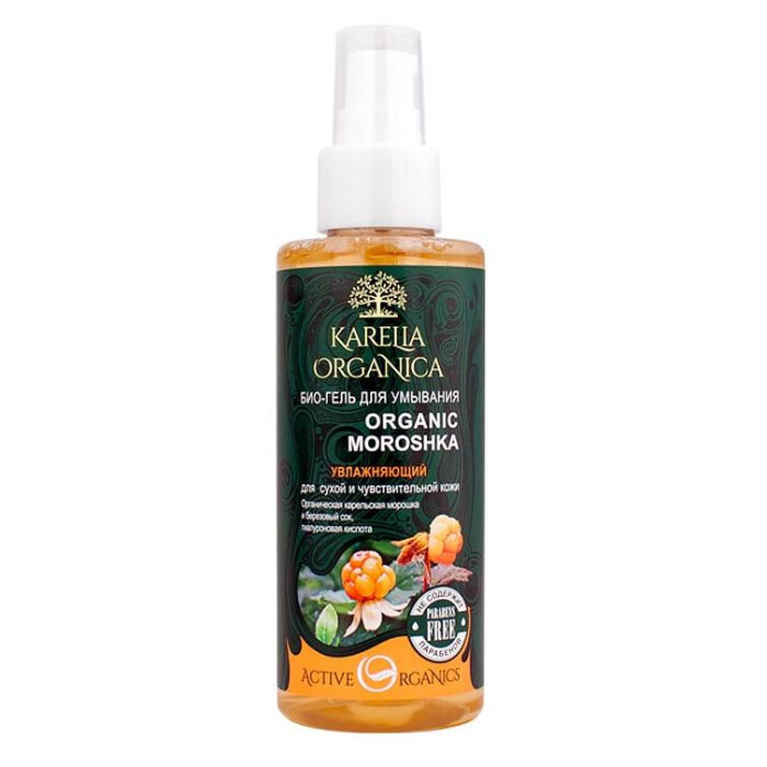 Био-гель д/умывания Karelia Organica Морошка Увлажняющий 150мл