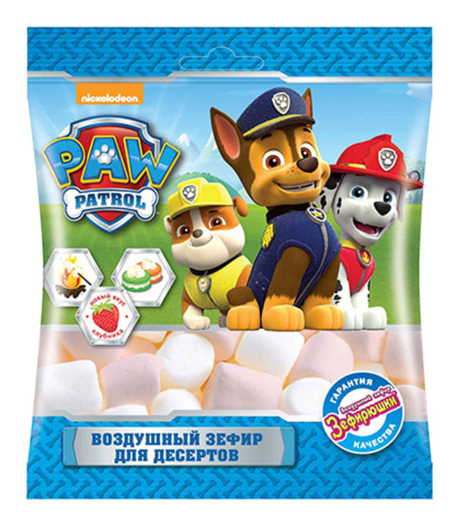 Зефир Щенячий патруль для десертов 80г