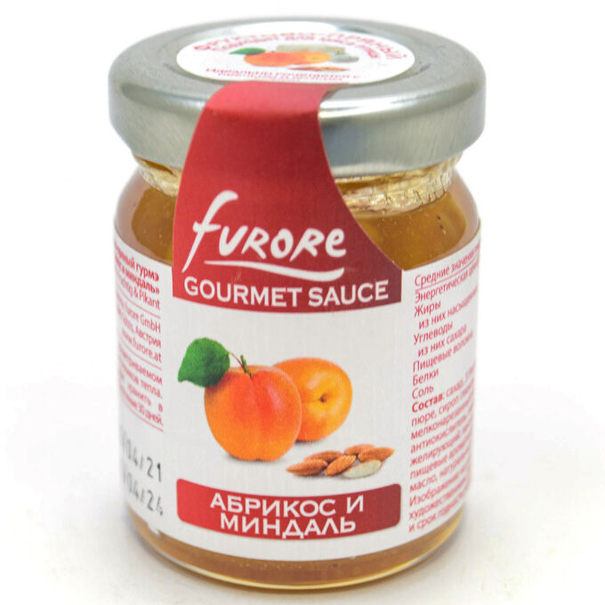 Соус Furore Гурмэ д/сыра абрикос и миндаль 60г ст/б