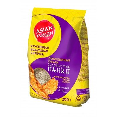 Сухари Asian Fusion Панко панировочные 200г