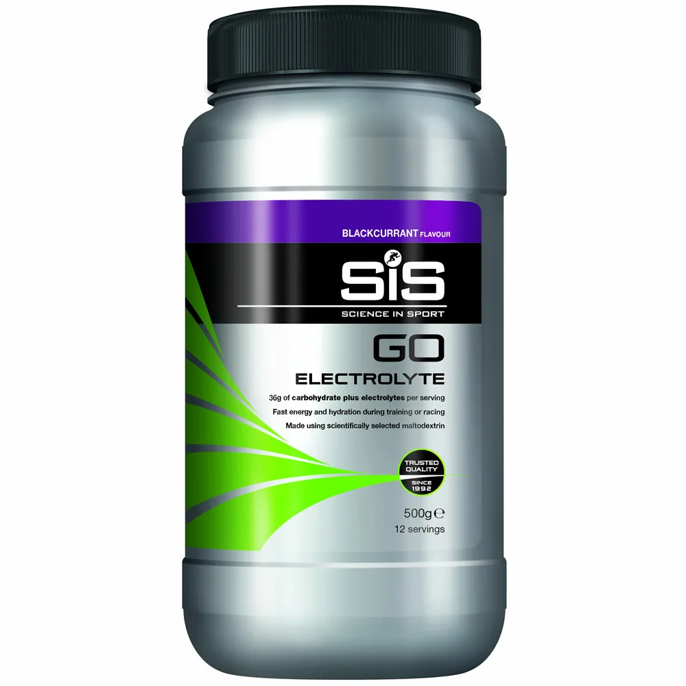 Изотоник SIS Go Electrolyte в порошке 500г черная смородина