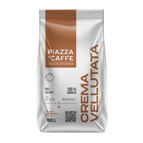 Кофе Пьяцца дель Кафе Крема Велютата зерно 900г