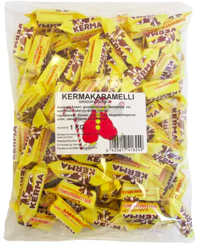 Finnsweet kermakaramelli 1000g/Конфеты Коровка 1 кг