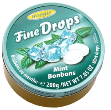 Карамель Woogie леденцовая вкус мяты 200г