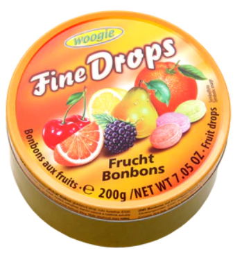 Карамель Woogie леденцовая вкус фруктов 200г