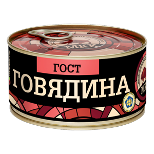 Мясо Говядины ГОСТ в с/с 325г ж/б МКК