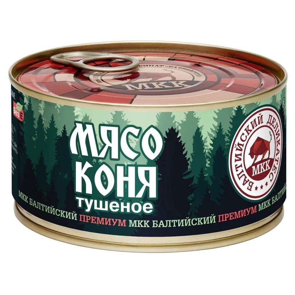 Мясо Конины 325г ж/б Балтийский Деликатес