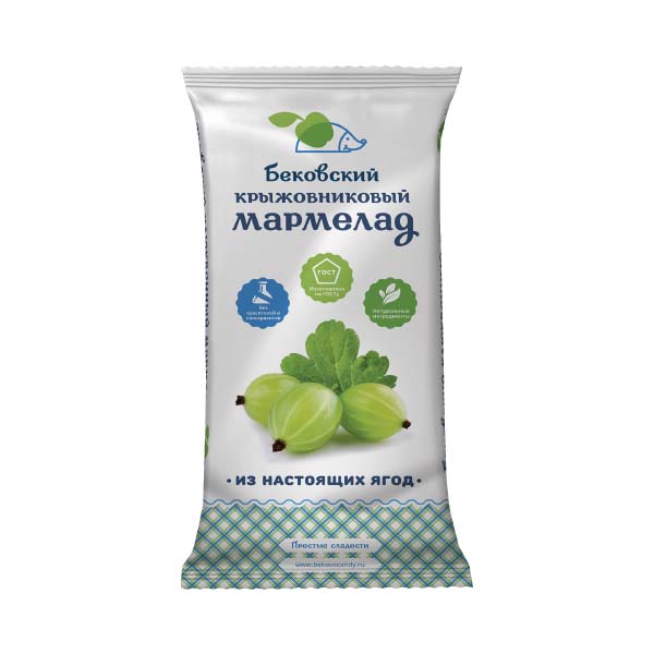 Мармелад Бековский яблочный 260г