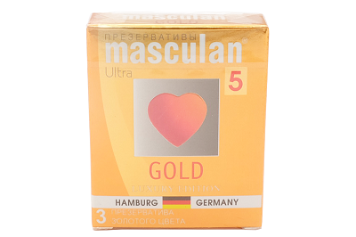 Презервативы Masculan-5 ultra gold №3