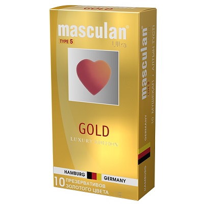 Презервативы Masculan-5 ultra gold №10