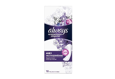 Прокладки Always Незаметная Защита э/удлин. Single 18шт