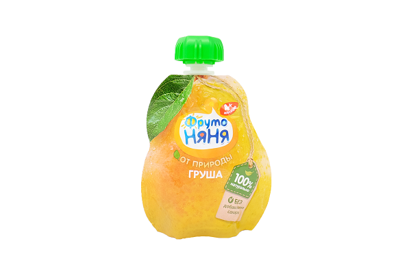 Пюре Фр.Няня груша 90г дой-пак