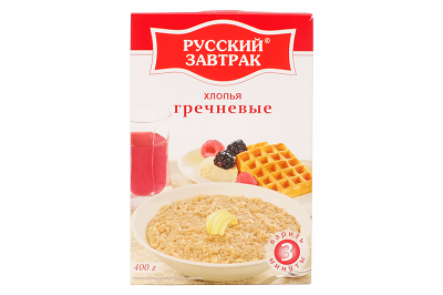 Хлопья Русский Завтрак гречневые 400г Ангстрем