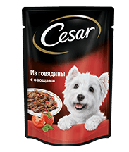 Корм Cesar гов/овощи 100г
