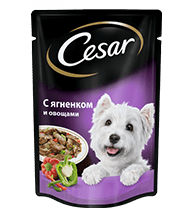 Корм Cesar ягненок/овощи 85г
