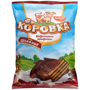 Конфеты Коровка вкус шоколад 250г РотФронт