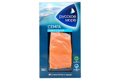 Семга с/с филе-кусок 200г Русское море