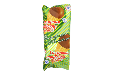 Мороженое ПМ Питерское сах. трубочка 70г крем-брюле БЗМЖ