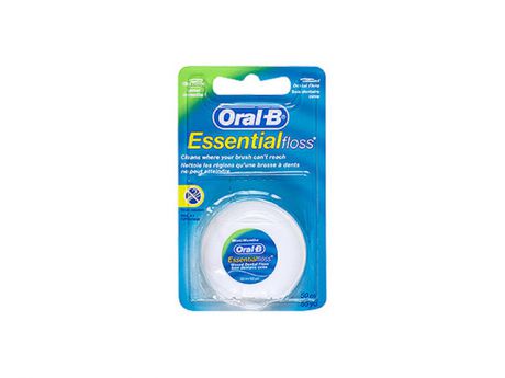 Нить зубная ORAL B Essential floss мятная