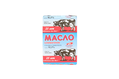 Масло РЭП коровье сладко-слив. 82,5% 180г БЗМЖ