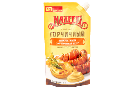 Майонез Махеев горчичный 50,5% 380г/400мл