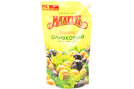 Майонез Махеев оливковый 50,5% 770г/800мл