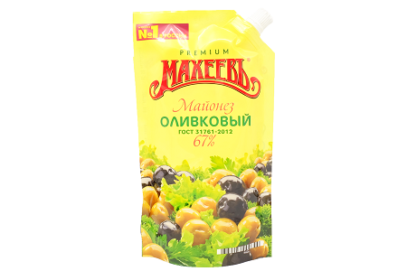 Майонез Махеев оливковый 67% 380г/400мл
