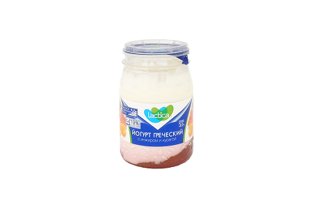Йогурт Лактика Греческий 2-сл. инжир/курага 3% 190г 