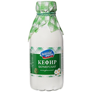 Кефир Залесский Фермер 3,2% 500г пэт-бут БЗМЖ