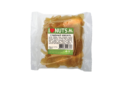 Имбирь сушёный 125г I Love Nuts