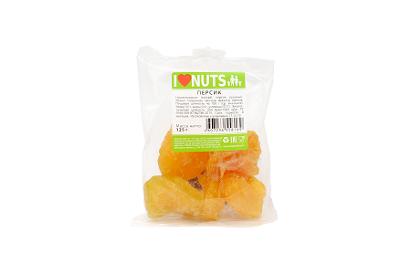 Персик сушёный 125г I Love Nuts